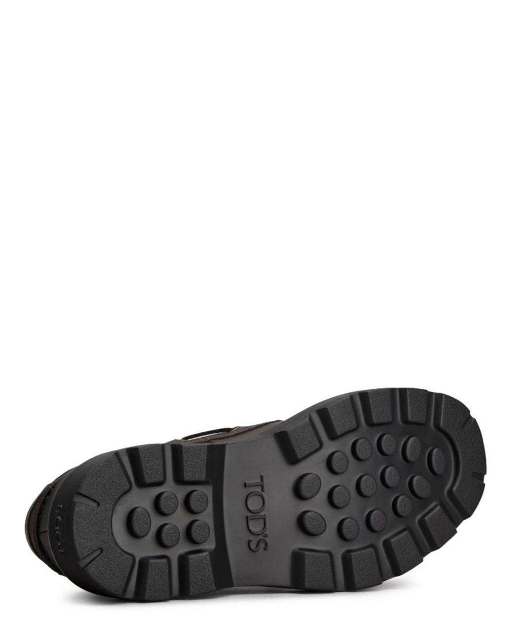 Tod's Black Mocassino Da Barca