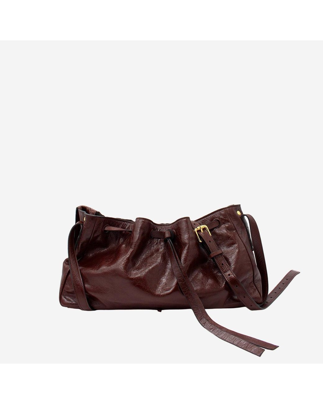 RADICA STUDIO Purple Hammered Nappa Leather Bag