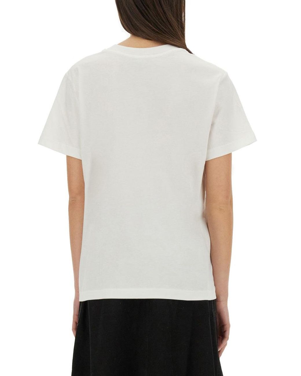 A.P.C. White T-Shirt With Logo