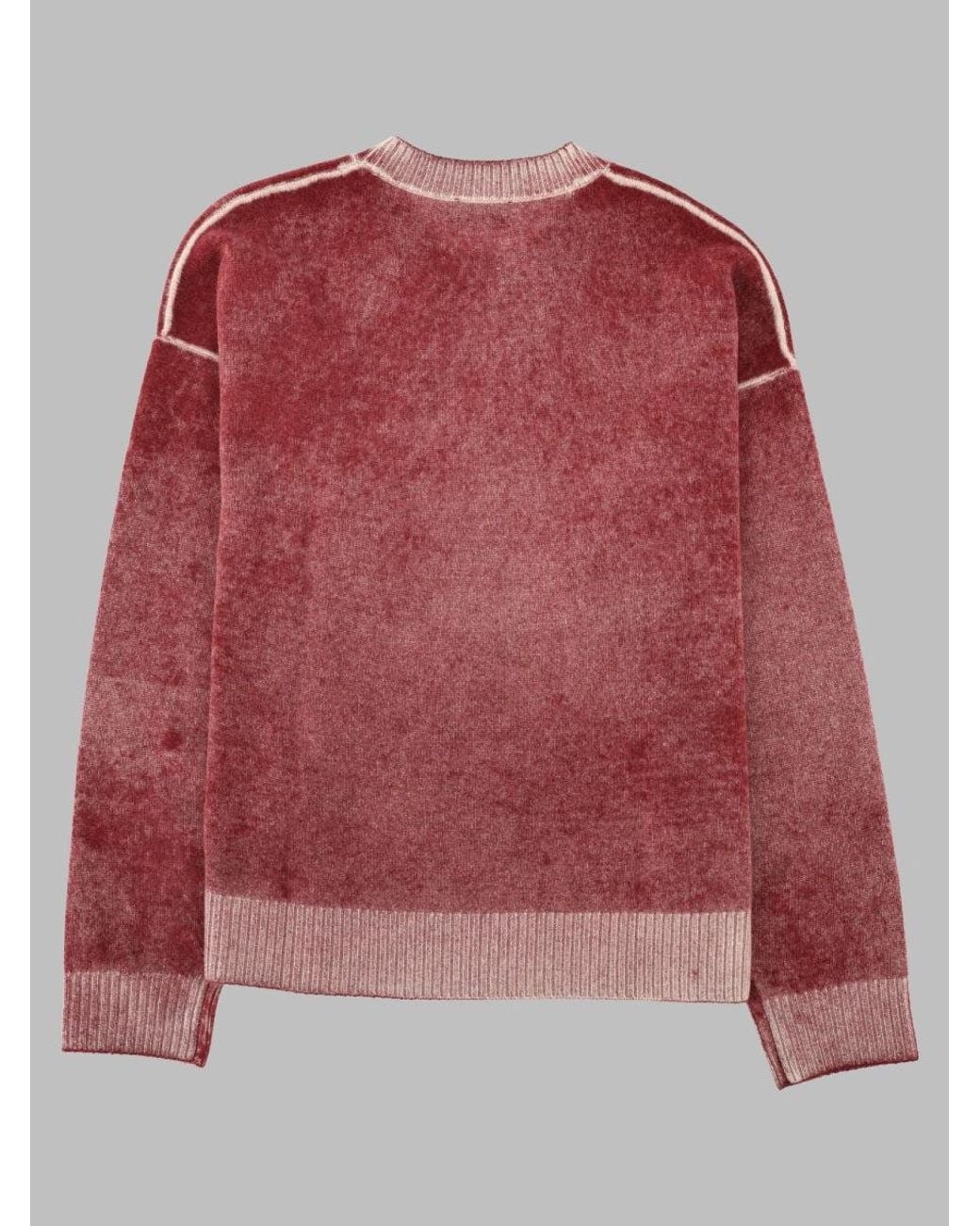 AMISH Red Mini Pullover Sweater for men