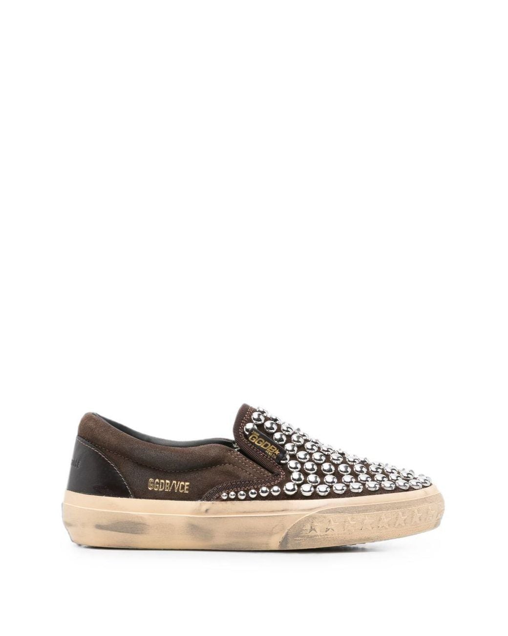 Golden Goose Deluxe Brand White Vce Leather Slip On
