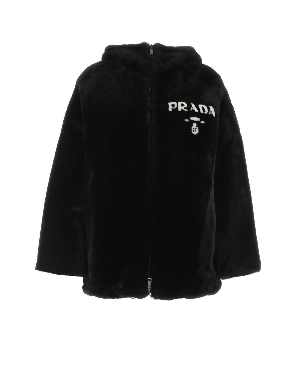 Prada Black Reversible Fur Coat