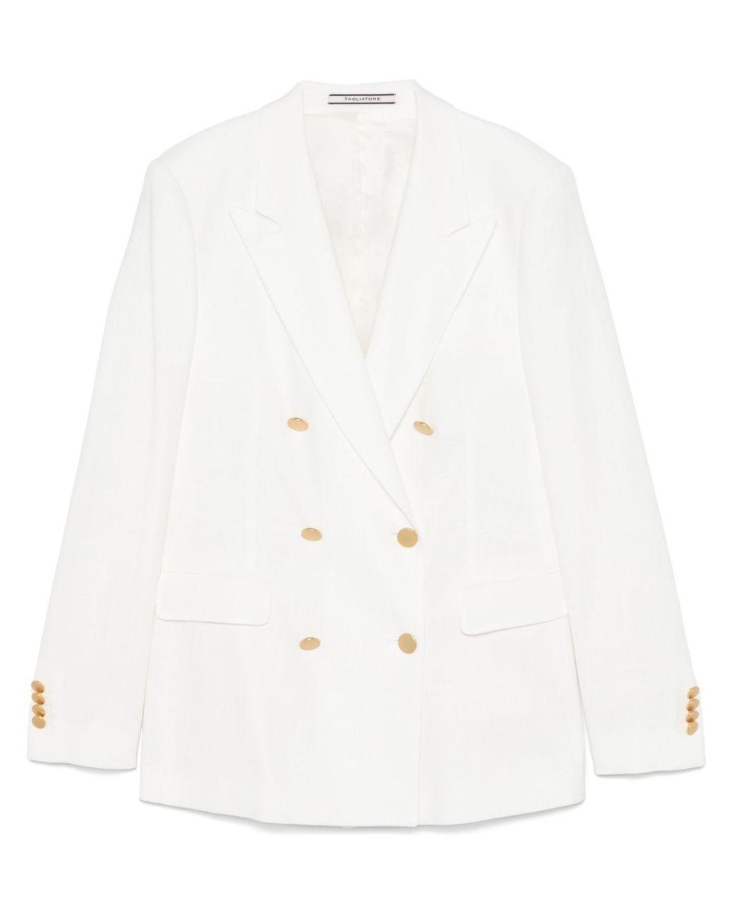 Tagliatore Tagliatorore Double Breasted Jacket in het White