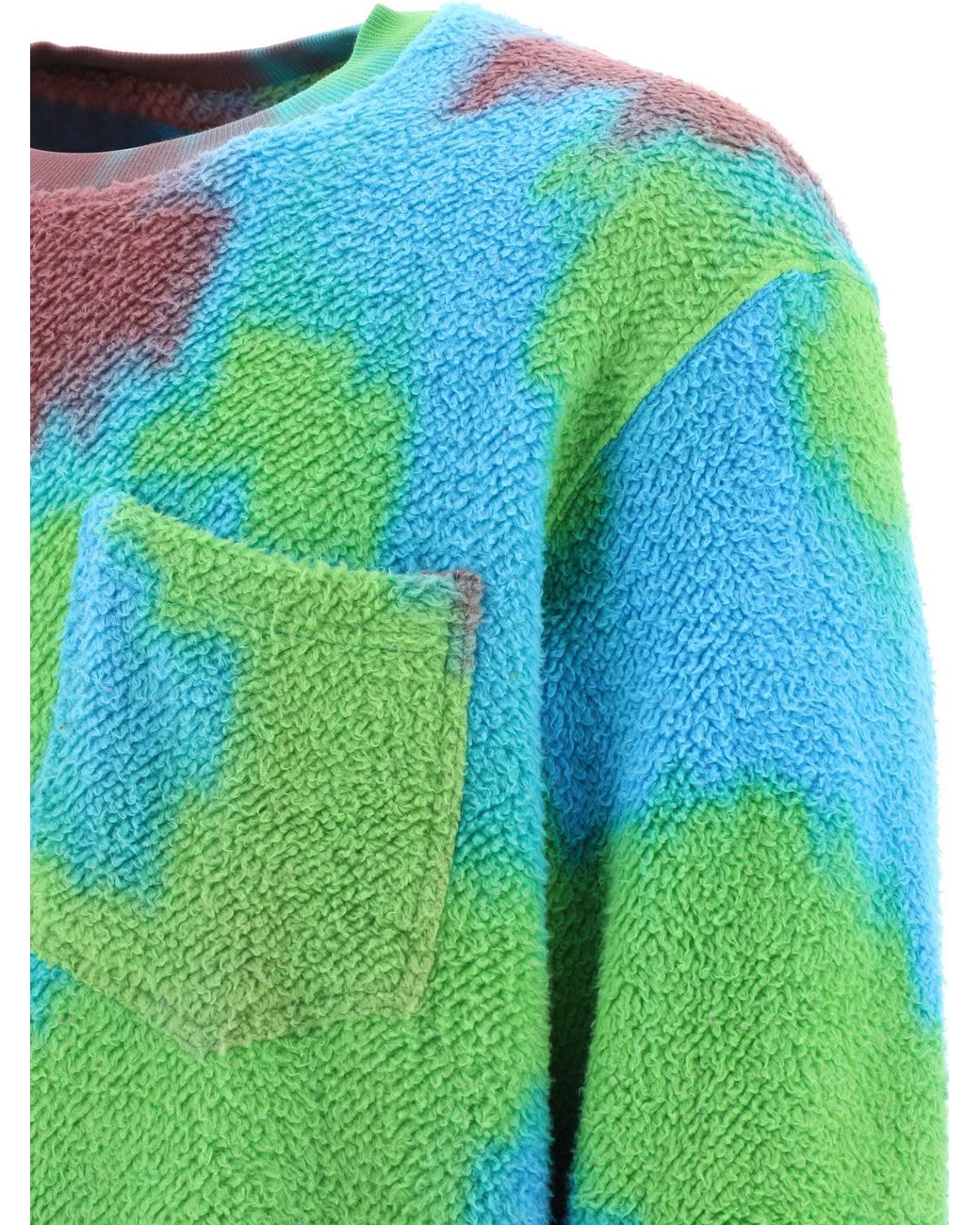 Song For The Mute Blue Raw Sweater for men