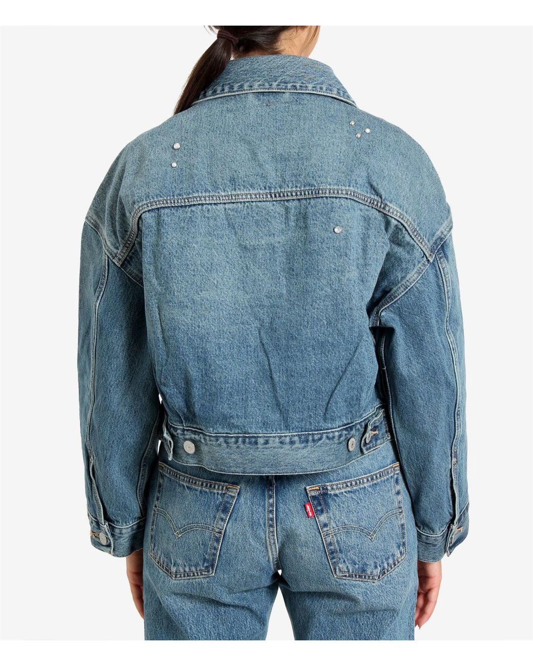 Levi's Jassen Medium Denim in het Blue