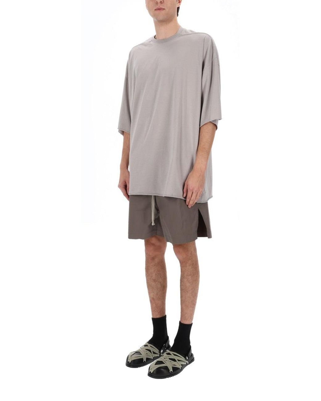 Rick Owens White "tommy T" T-shirt for men