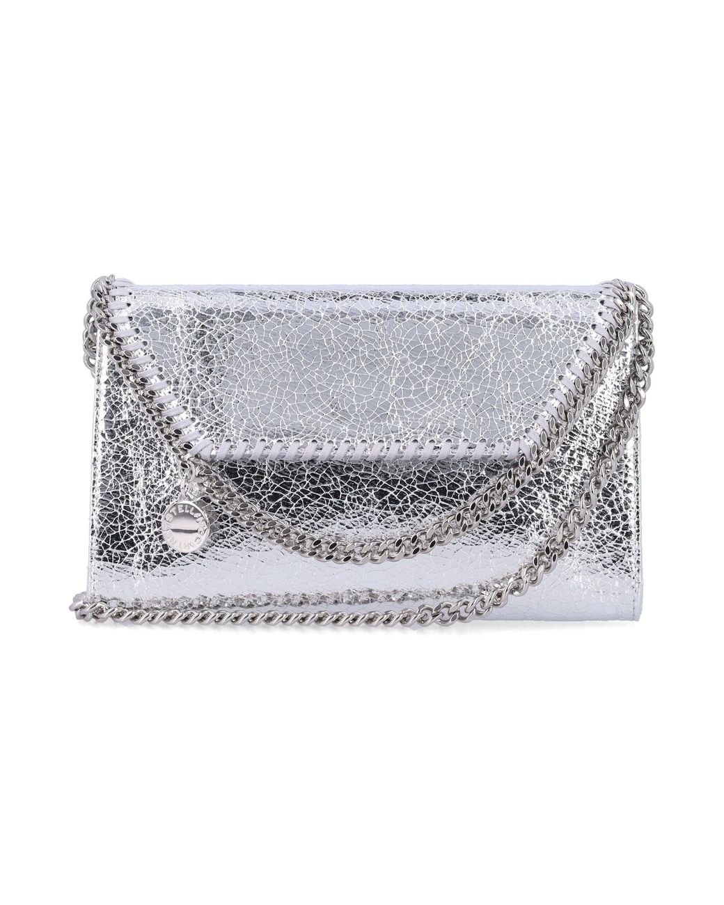 Stella McCartney Gray Falabella Wallet On Chain