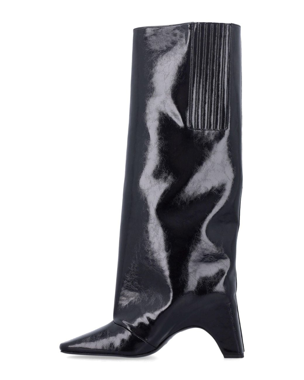 Coperni Blue Cactus Leather Bridge Boot