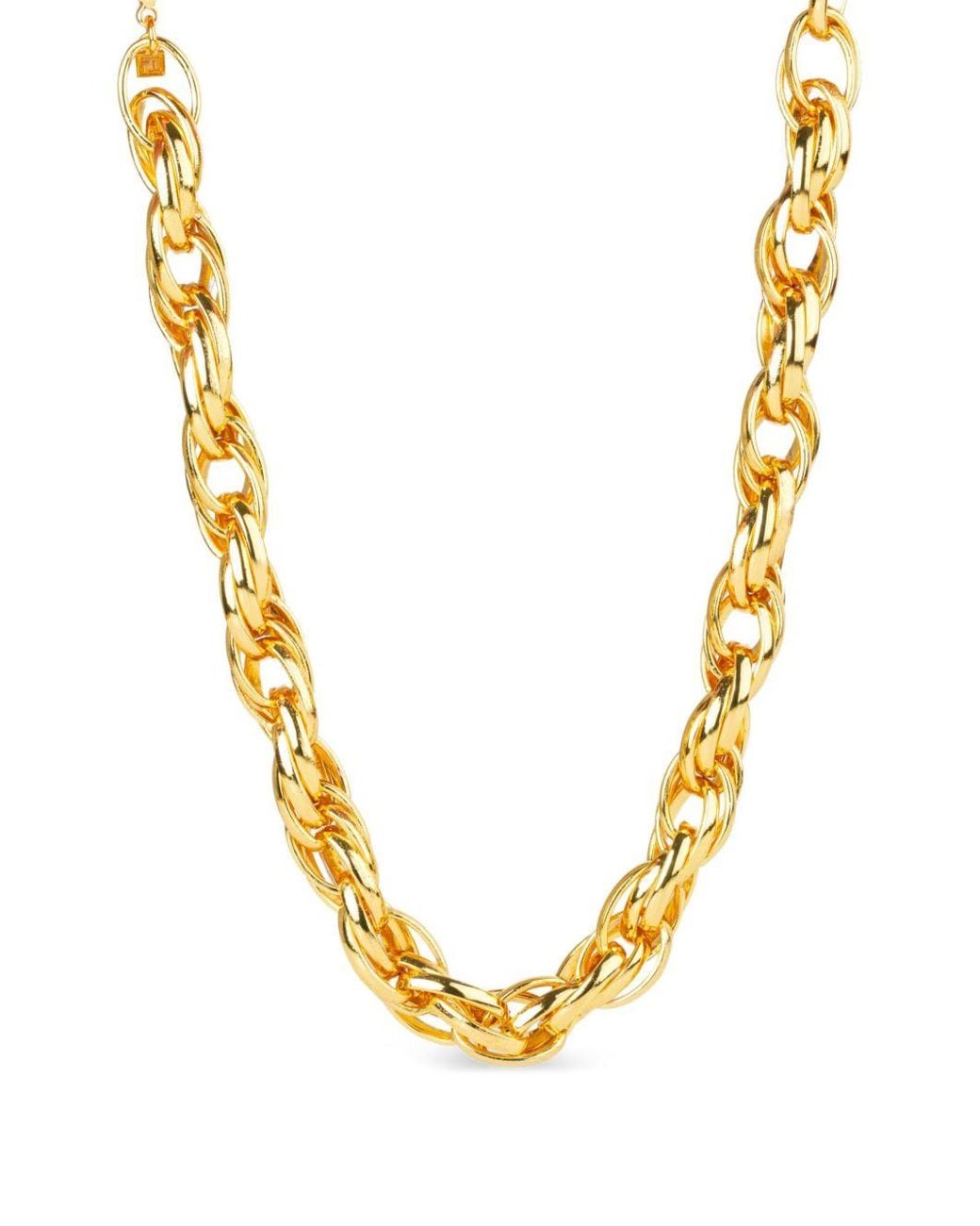 FEDERICA TOSI Metallic Rose Necklace