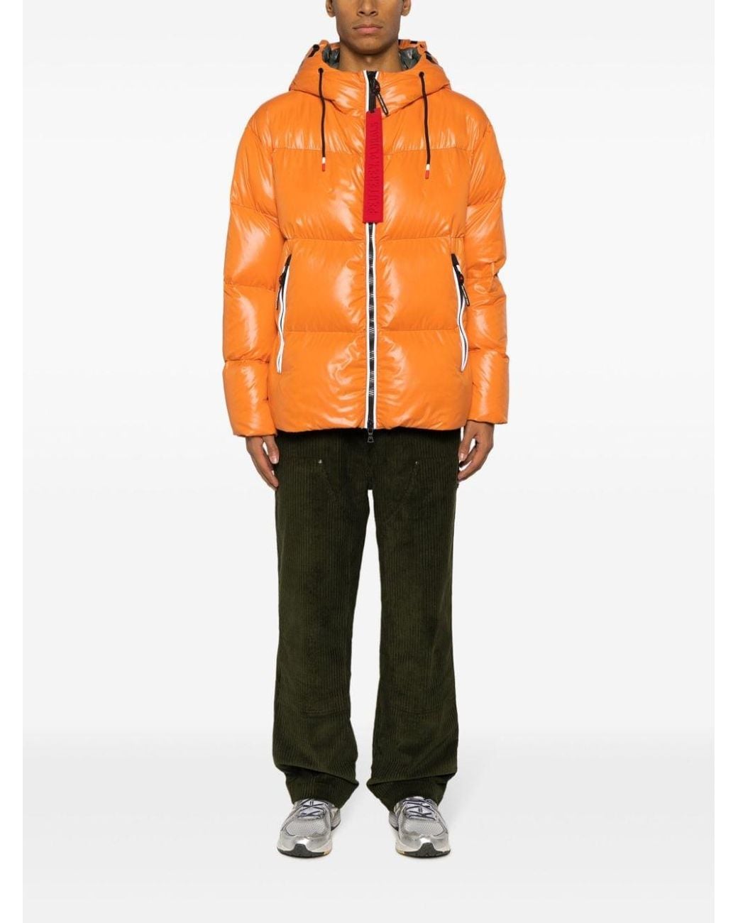 Peuterey Orange Core Nylon Down Jacket for men