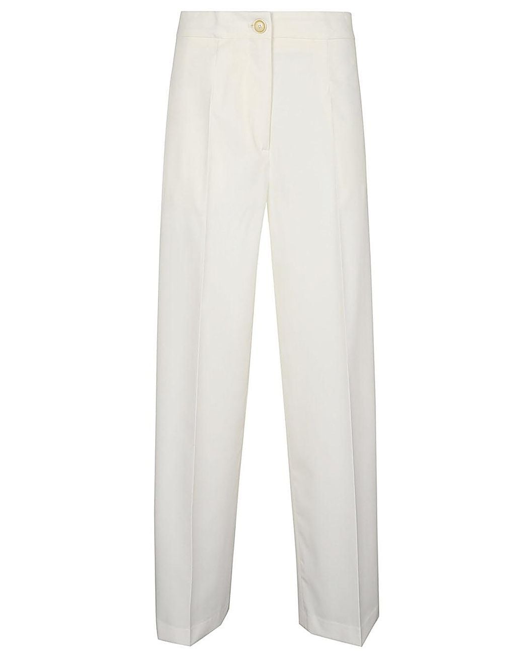 Erika Cavallini Semi Couture White Wool Twill Cristel Jacket for men