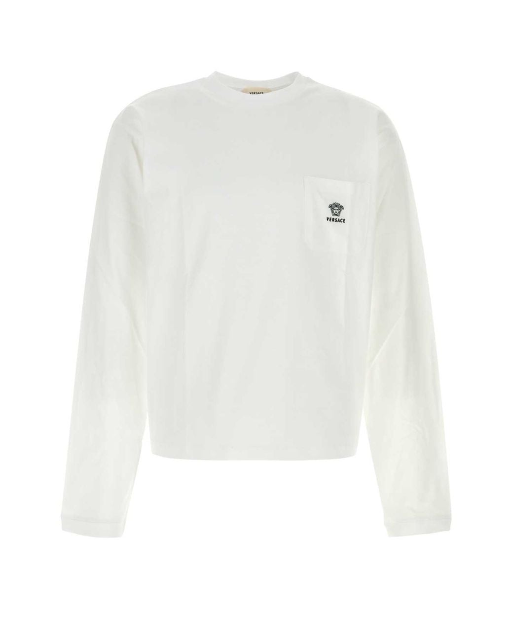 Versace White Cotton T Shirt