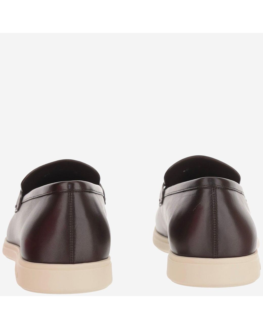 Ferragamo Brown Leather Loafers