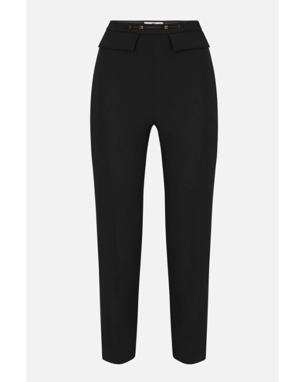 Elisabetta Franchi Black Trousers