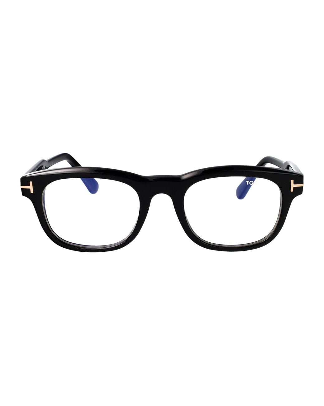 Tom Ford Black Round Optical Ft6180 B 01