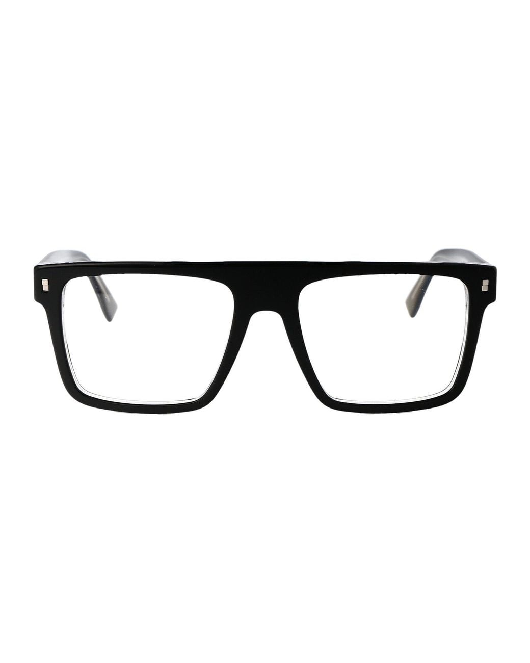 DSquared² Black Crystal Acetate Glasses for men