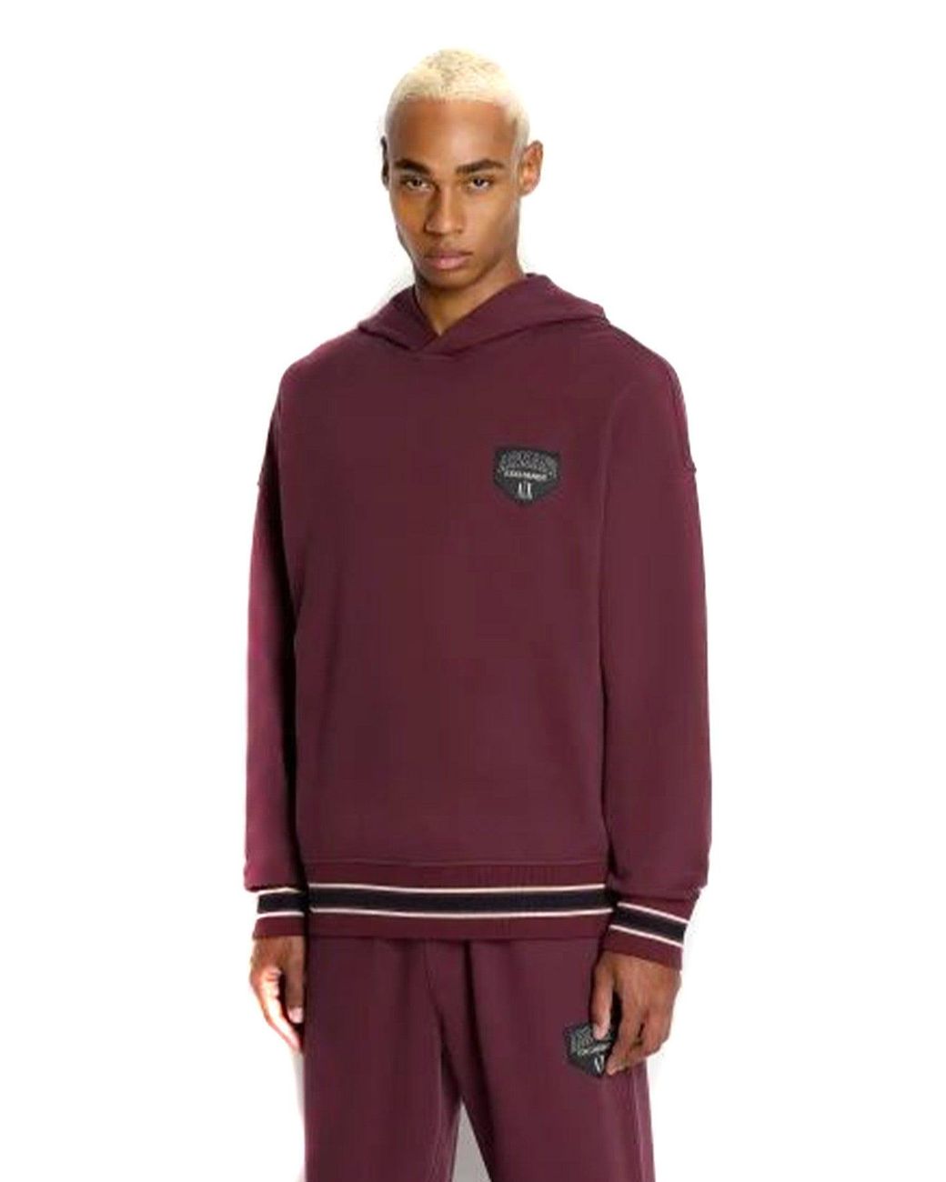 ARMANI EXCHANGE Purple Sweatshirt for men