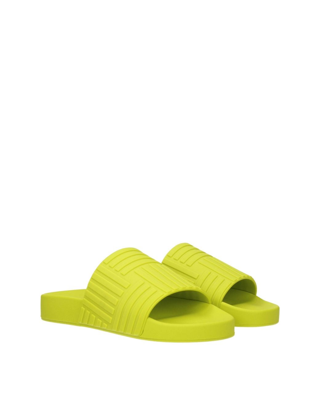 Bottega Veneta Yellow Sandals And Clogs/Kiwi Rubber
