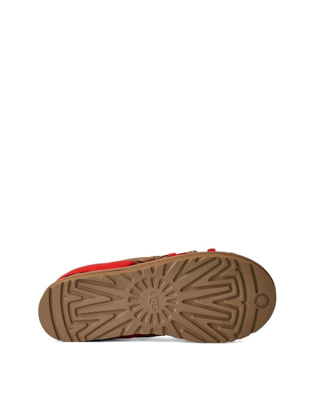 Ugg Red Slip-On Tasman Lace Slippers