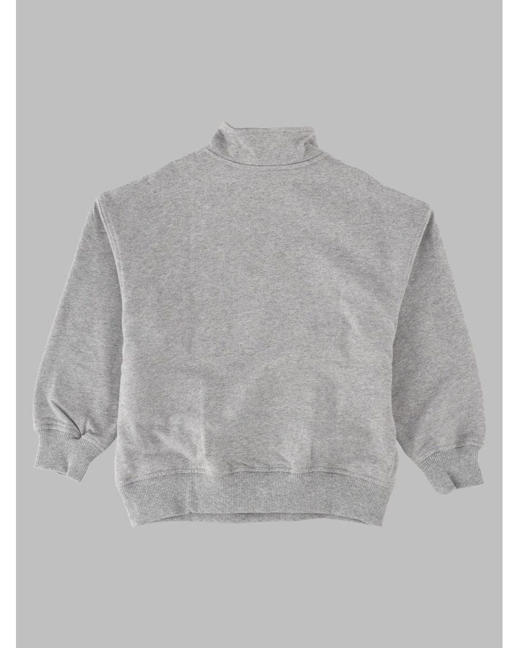 Moschino Gray Kids Zip-Front Sweatshirt