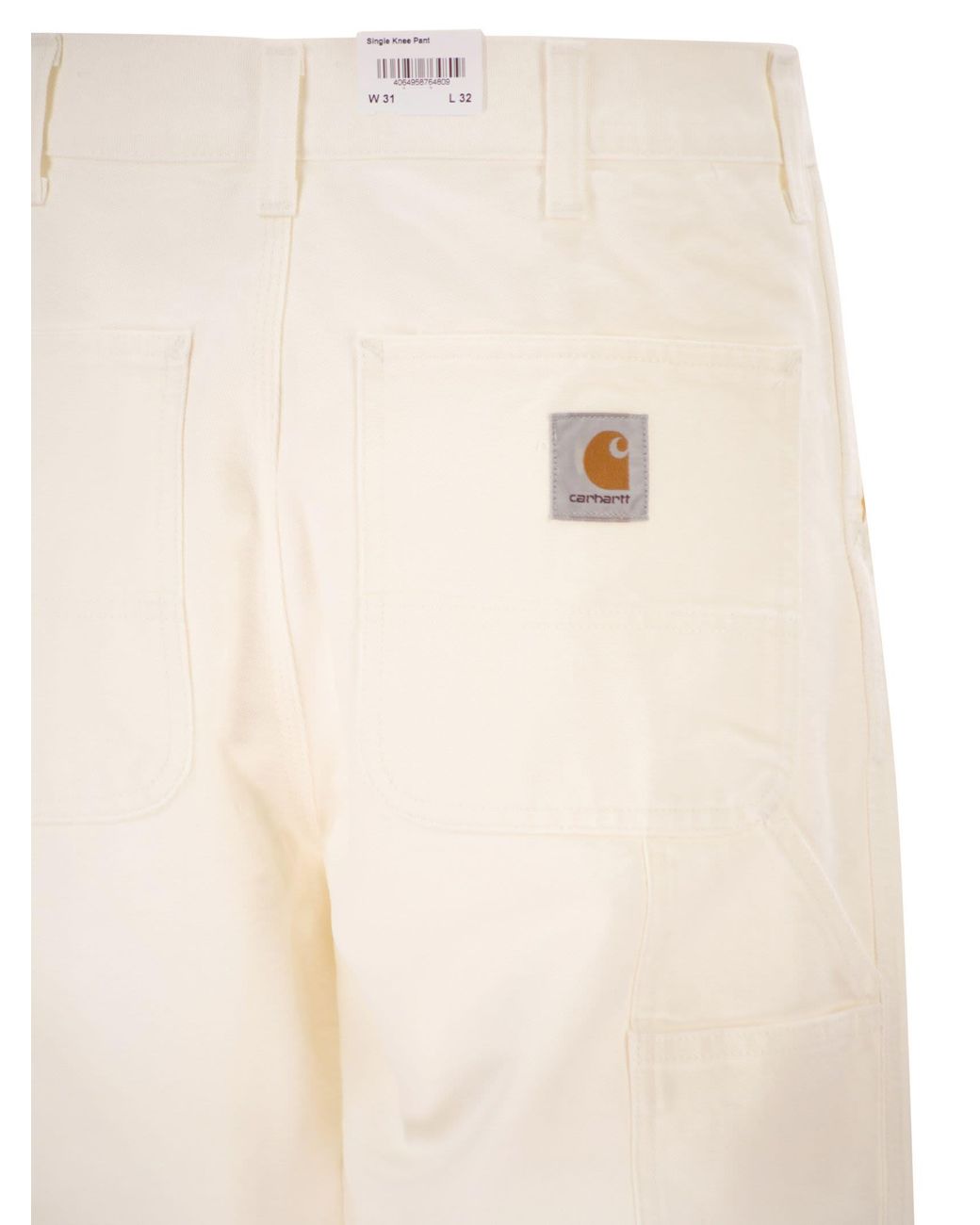 Carhartt White Cotton Trousers