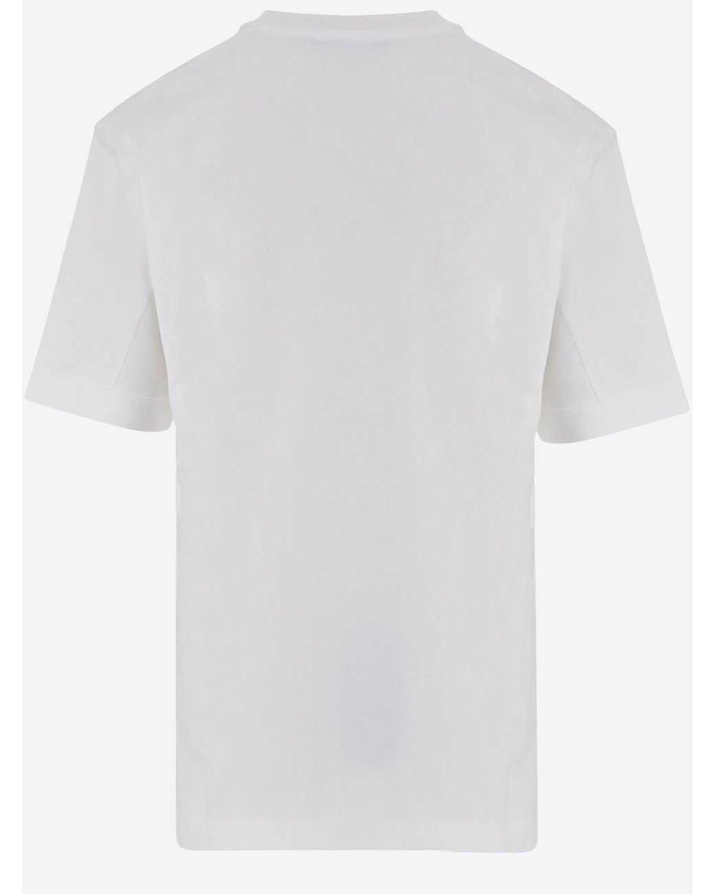 Jacquemus White Cotton T Shirt With Logo
