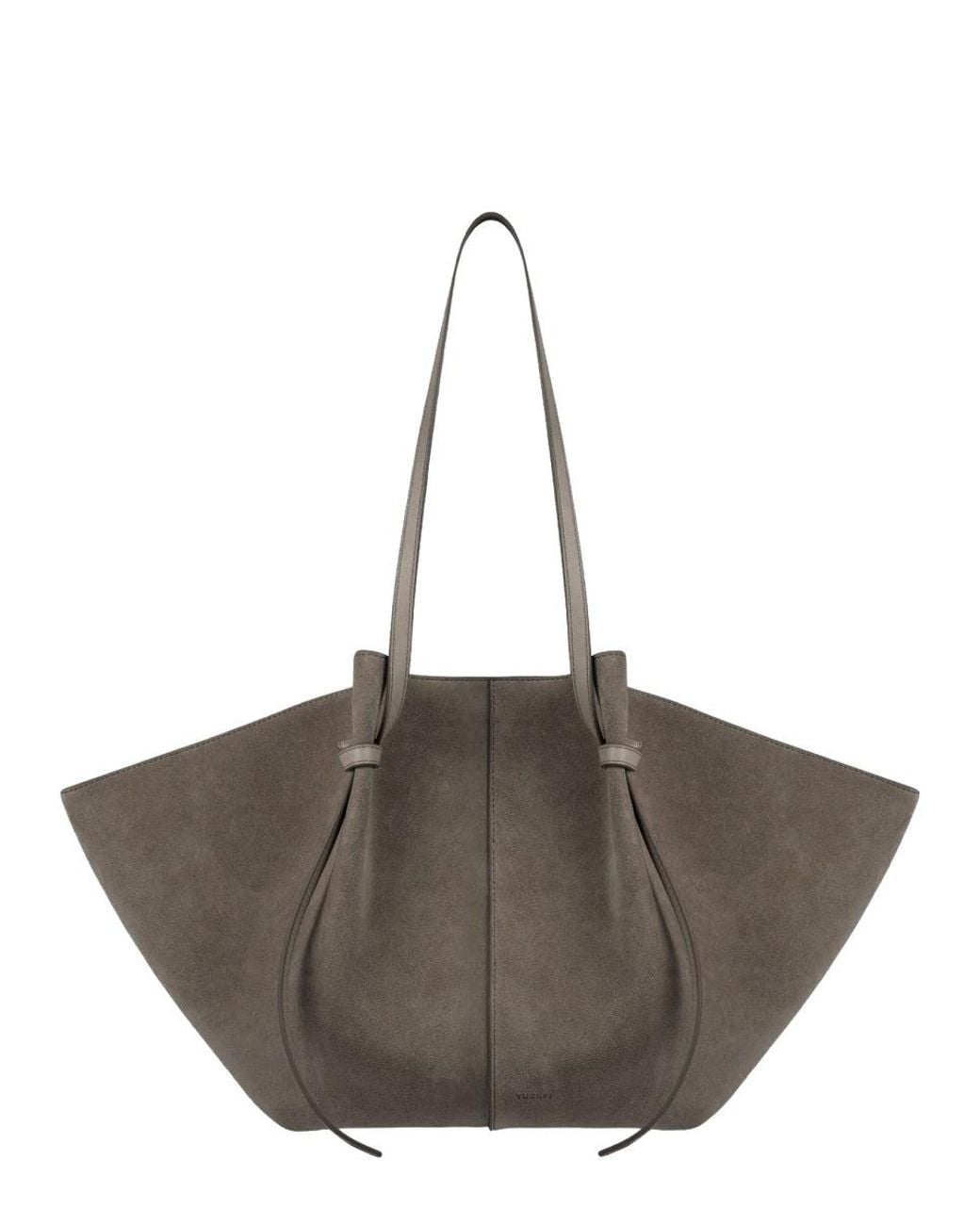 Yuzefi Brown Large Suede Tote Bag