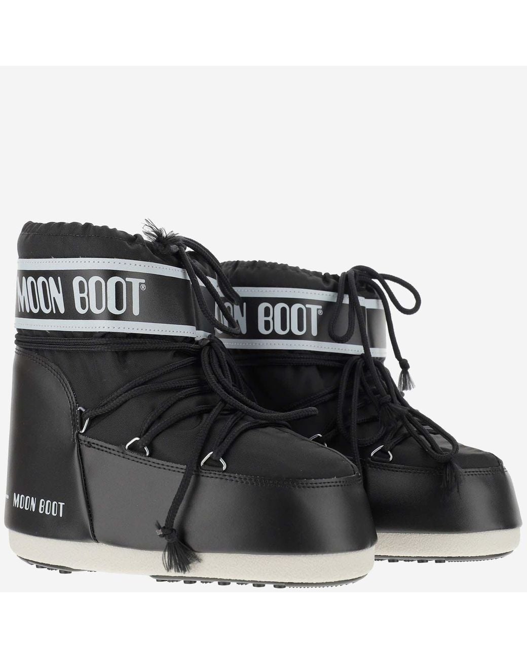 Moon Boot Black Icon Low Ankle Boots