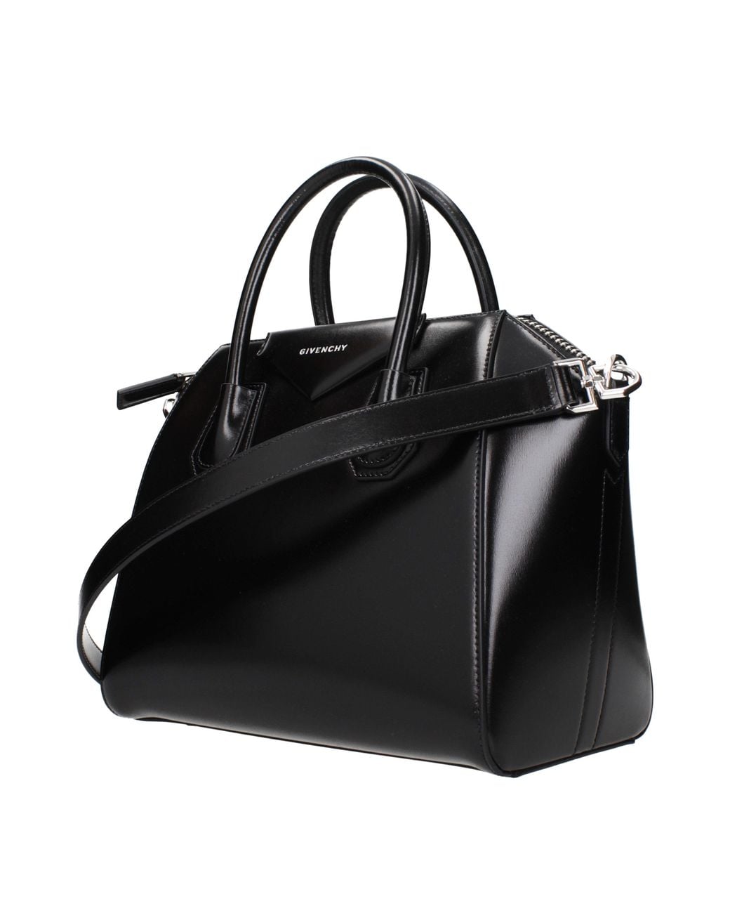 Givenchy Black Antigona Handbag Leather