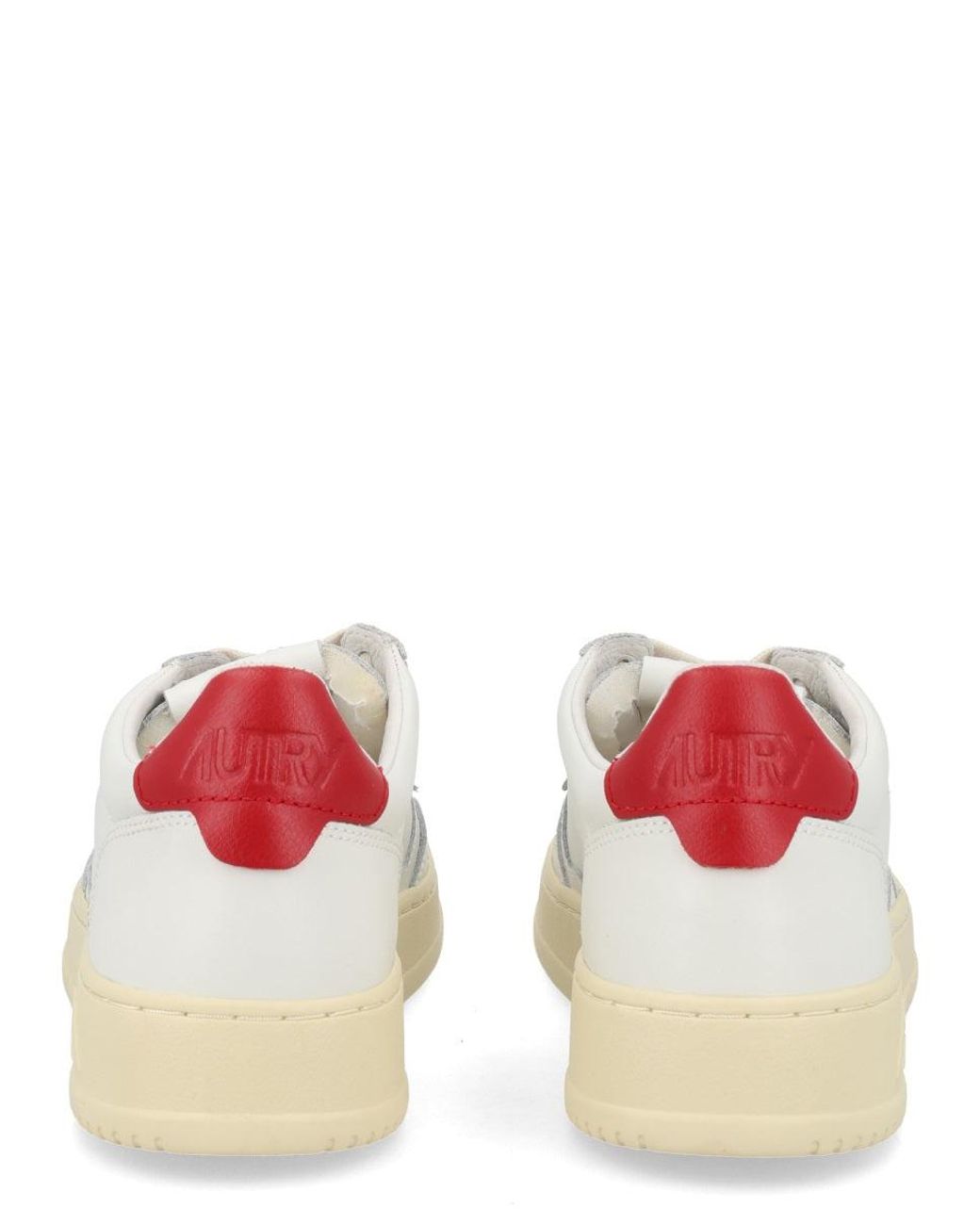 Autry White Medalist Low Leather Sneaker