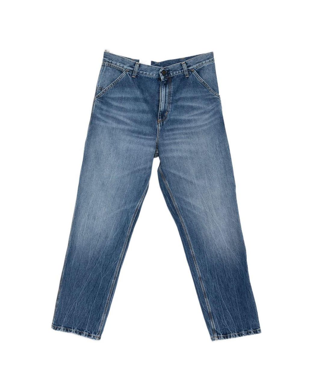 Carhartt Blue Denim Cotton Jeans