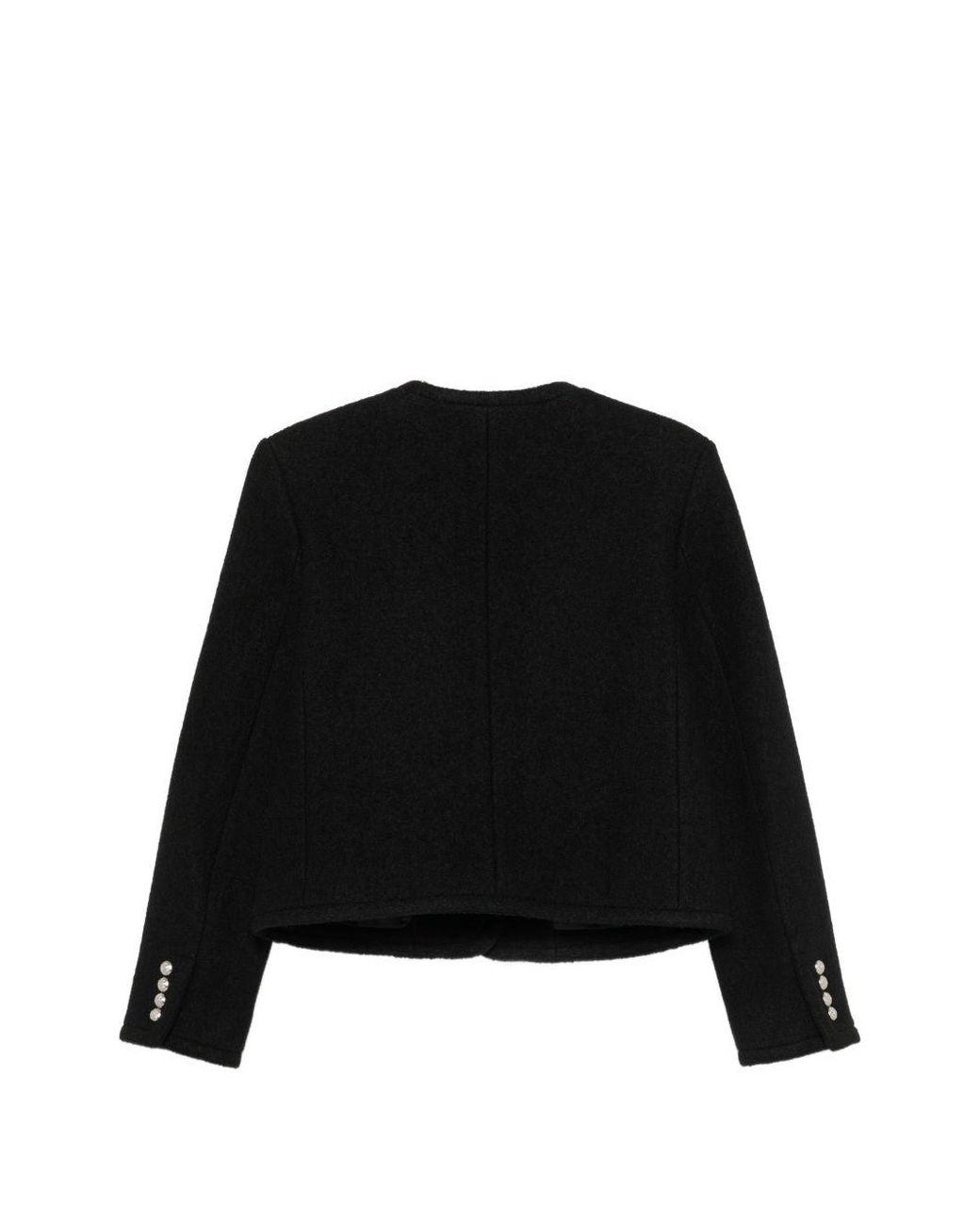 DUNST Black Wool Tweed Jacket