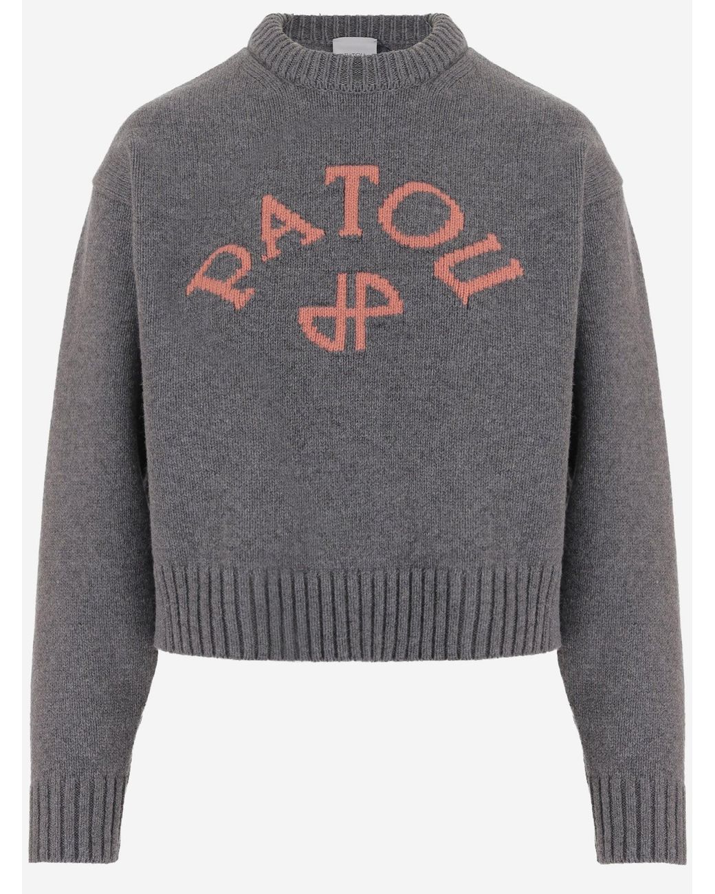 Patou Gray Sweater Wool And Cashmere