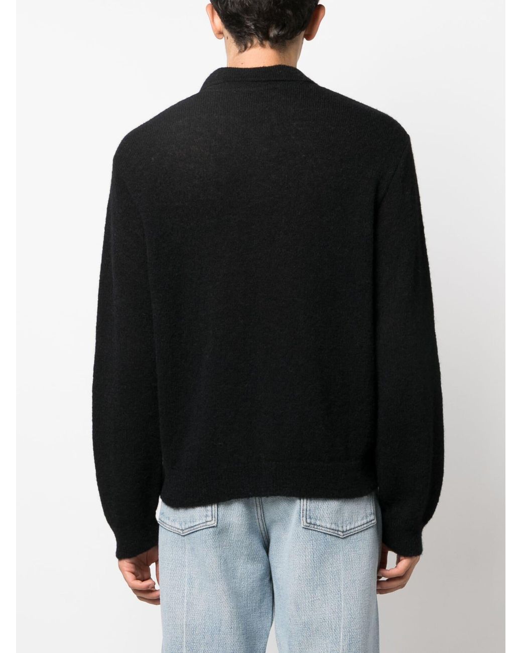 Our Legacy Black Wool Cardigan for men