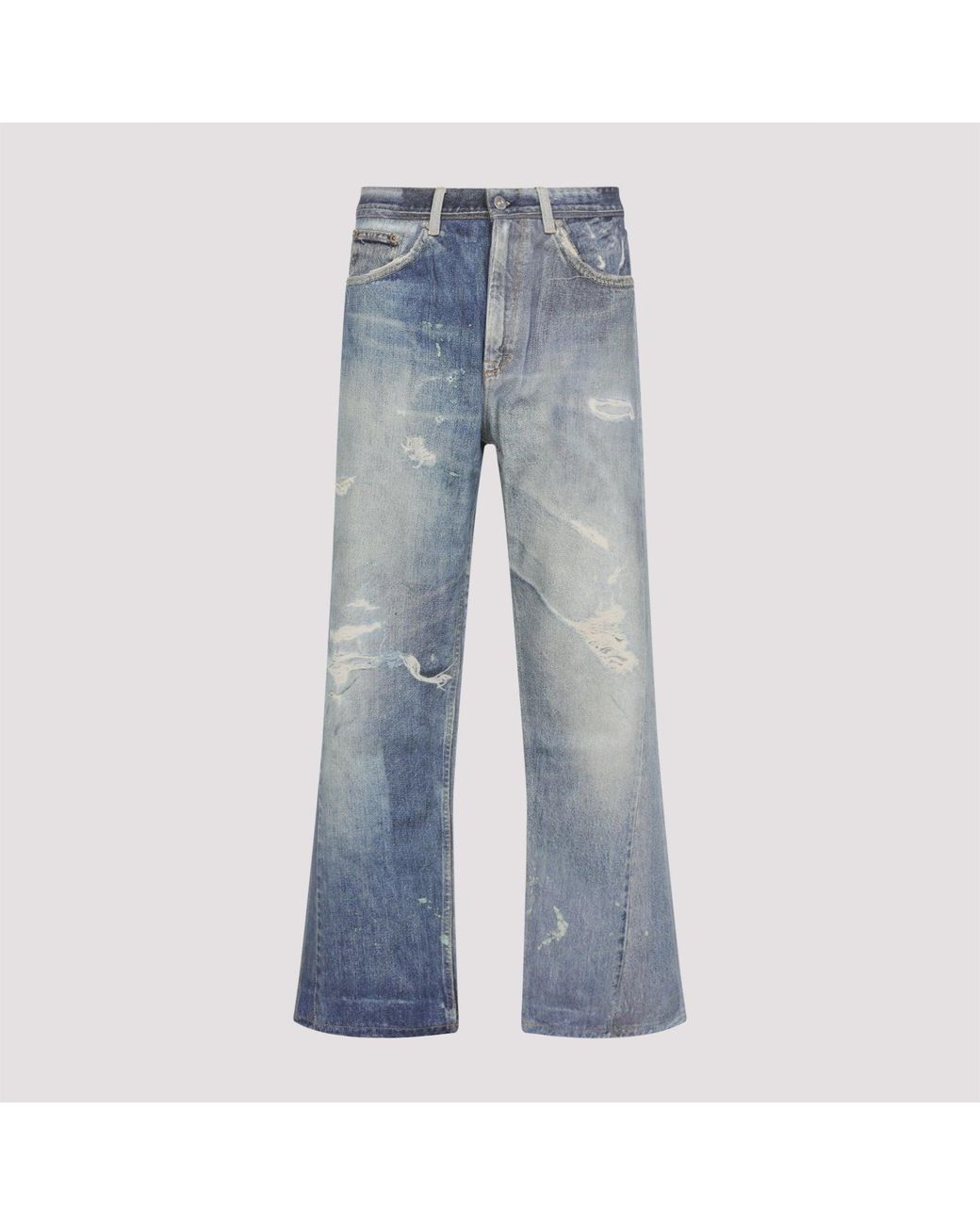 Our Legacy Blue Relaxed Distressed Jeans for men