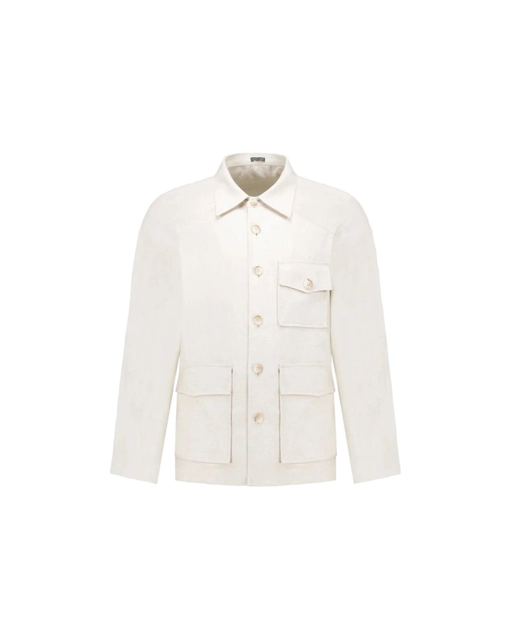 AUTORE White Linen Jacket