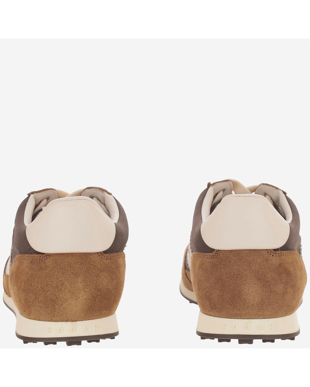 Hogan Brown Athletic Sneakers