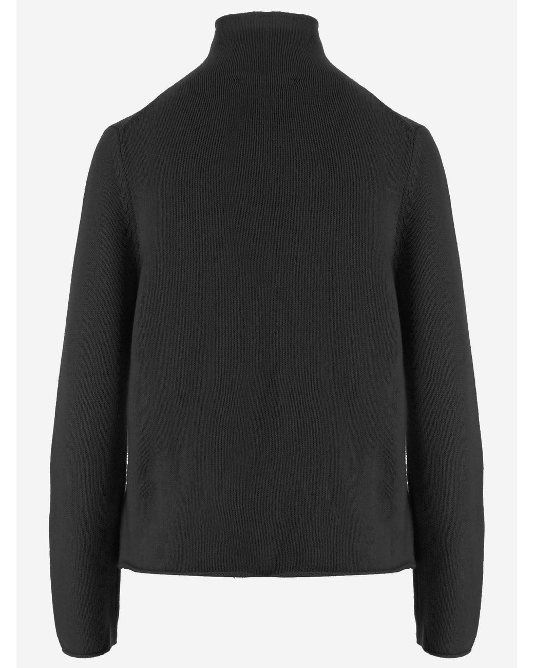 Allude Black Cashmere Sweater