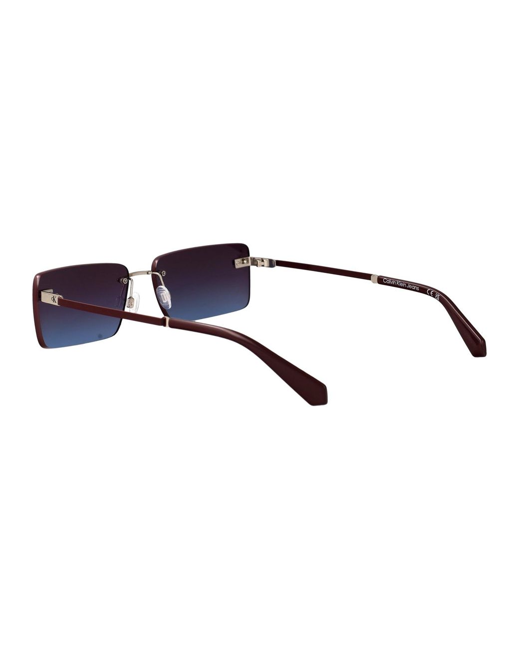 Calvin Klein Blue Metal Sunglasses