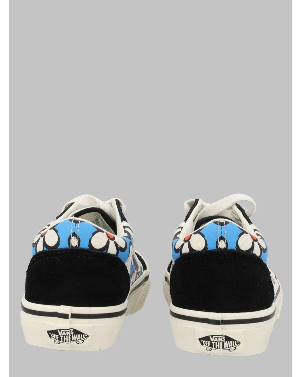 Vans Blue Sneakers Old Skool Stackform Floral Textile