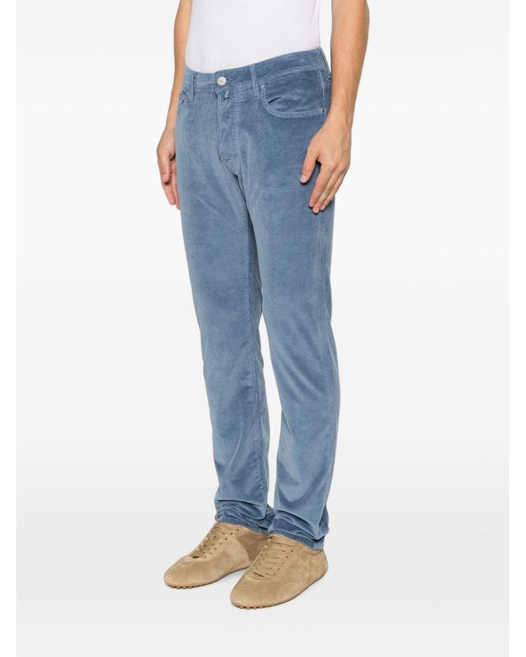 Jacob Cohen Blue Velvet Slim Fit Jeans for men
