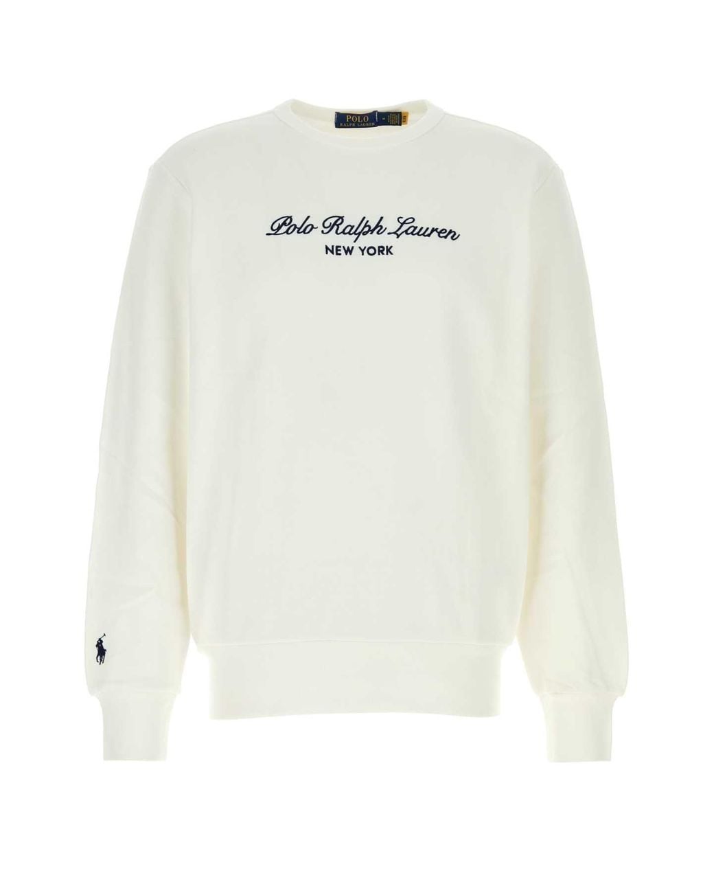 Polo Ralph Lauren White Cotton-Blend Sweatshirt for men