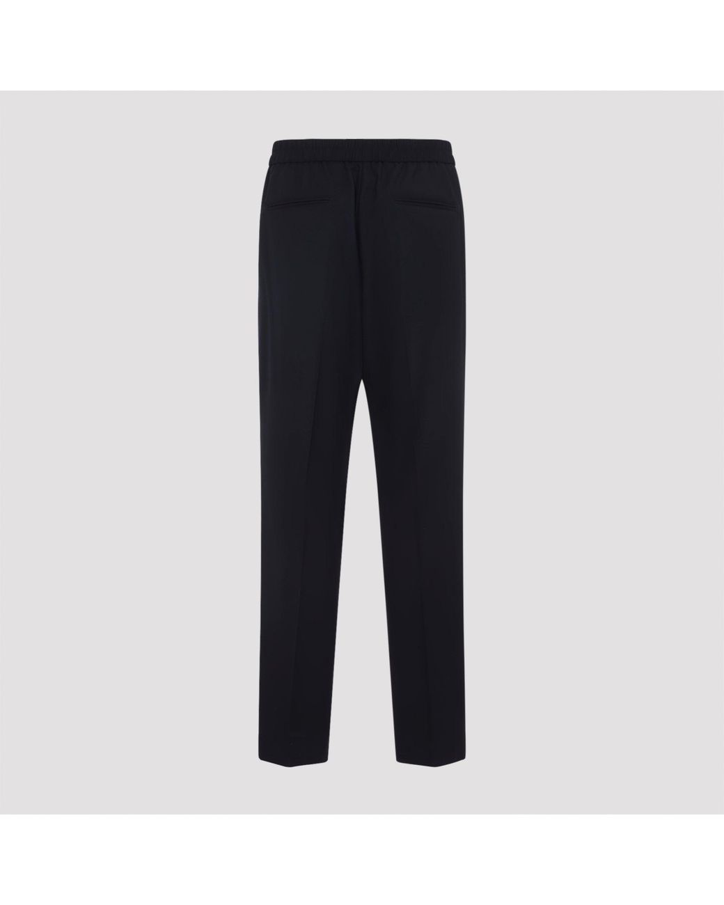 Paul Smith Blue Regular & Straight Leg Wool Pants for men