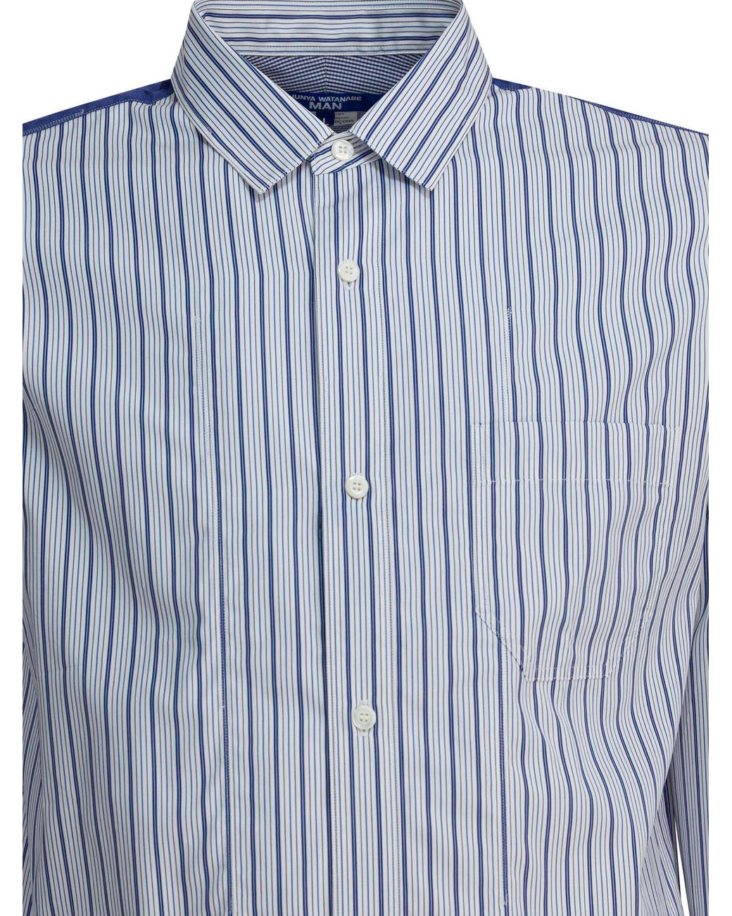 Junya Watanabe Junya Watanabe Herenoverhemden in het Blue voor heren