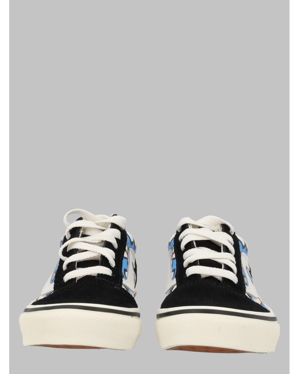 Vans Blue Sneakers Old Skool Stackform Floral Textile