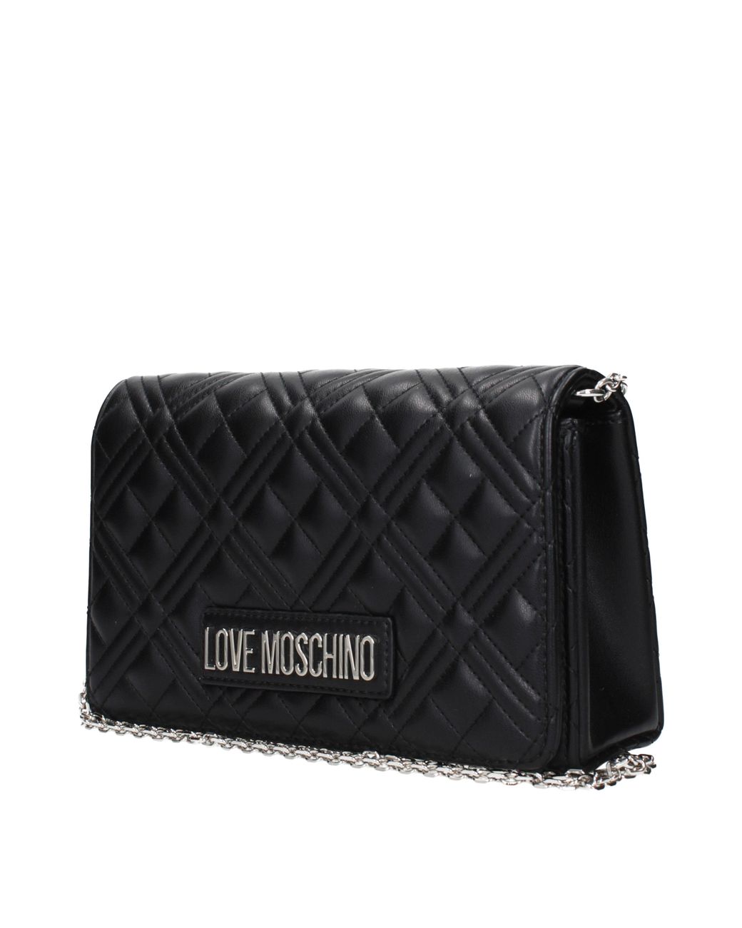 Love Moschino Black Polyurethane/ Pochette