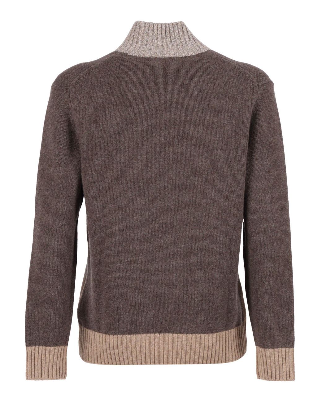 Ballantyne T-hals Pulloverknoop in het Brown