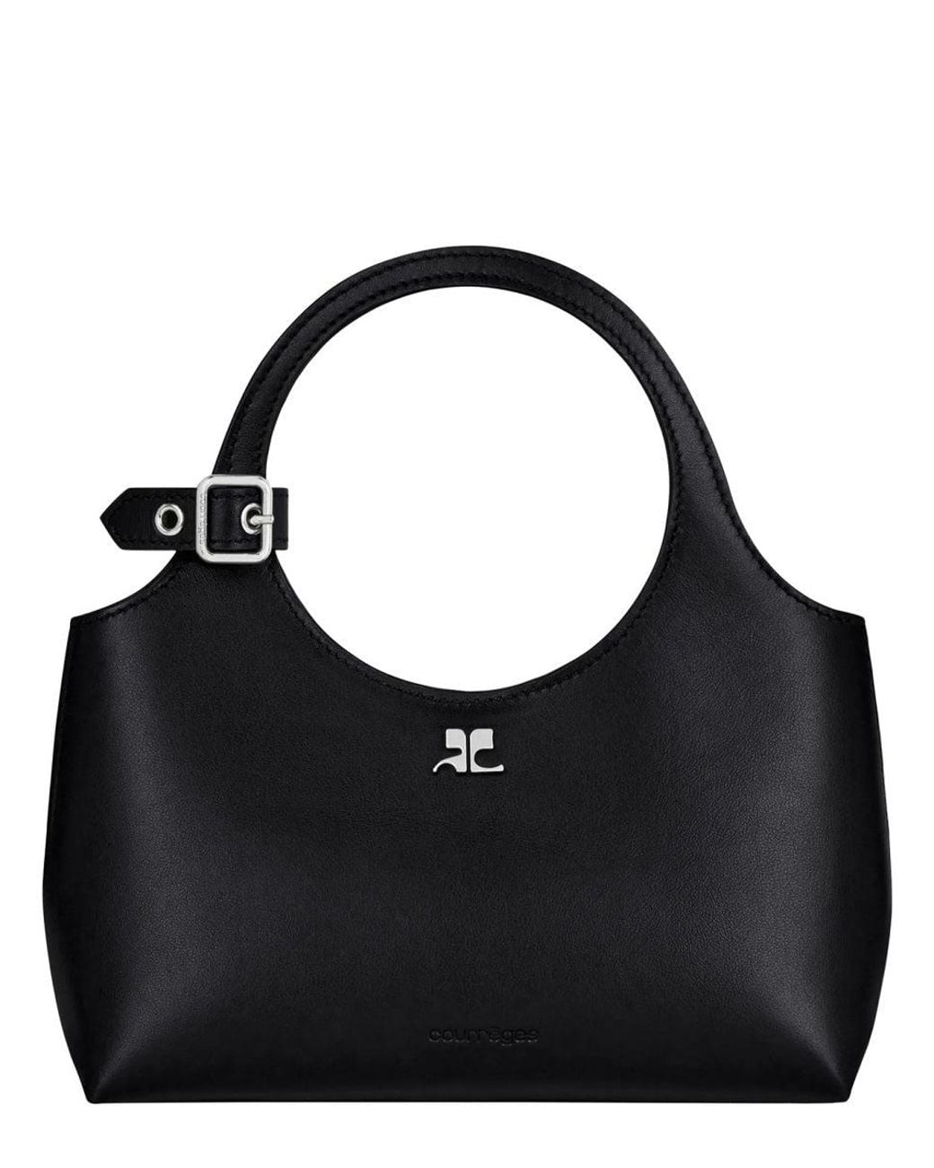 Courreges Black "Holy Day" Mini Bag