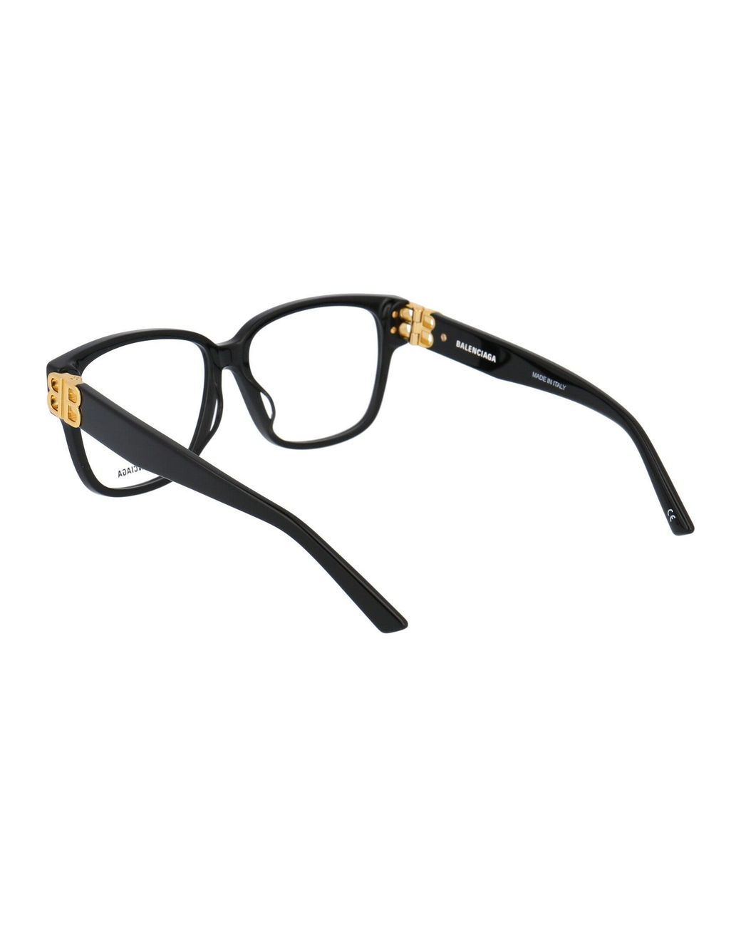 Balenciaga Brown Acetate Optical Glasses