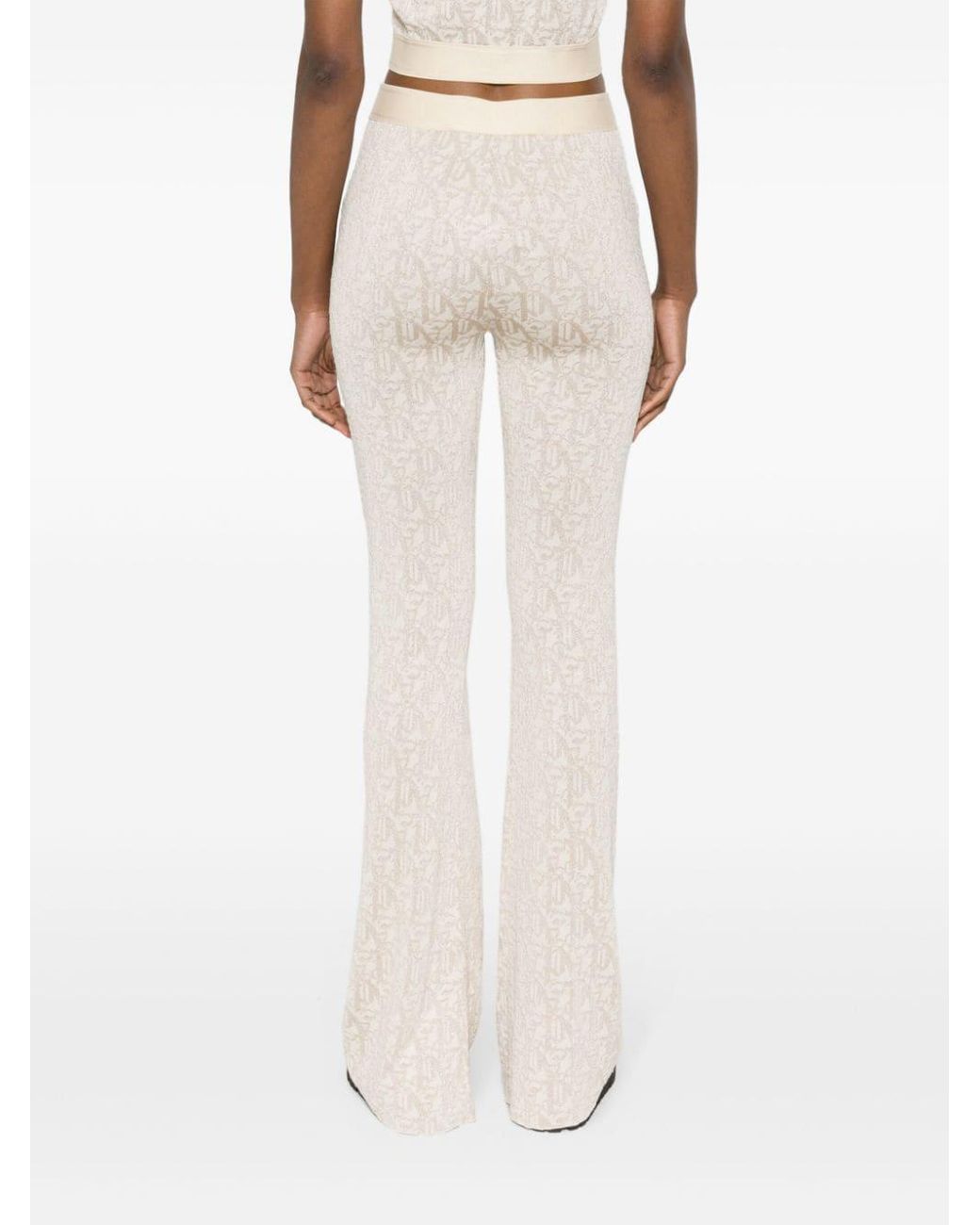 Palm Angels Natural Beige Hosen PWHG026 R24 KNI001